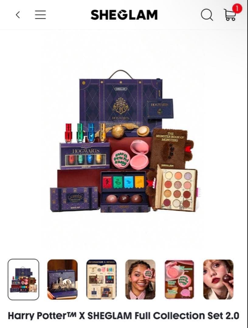 け*き様 ハリーポッター SHEGLAM 公式 フルコレクションセット 第一弾