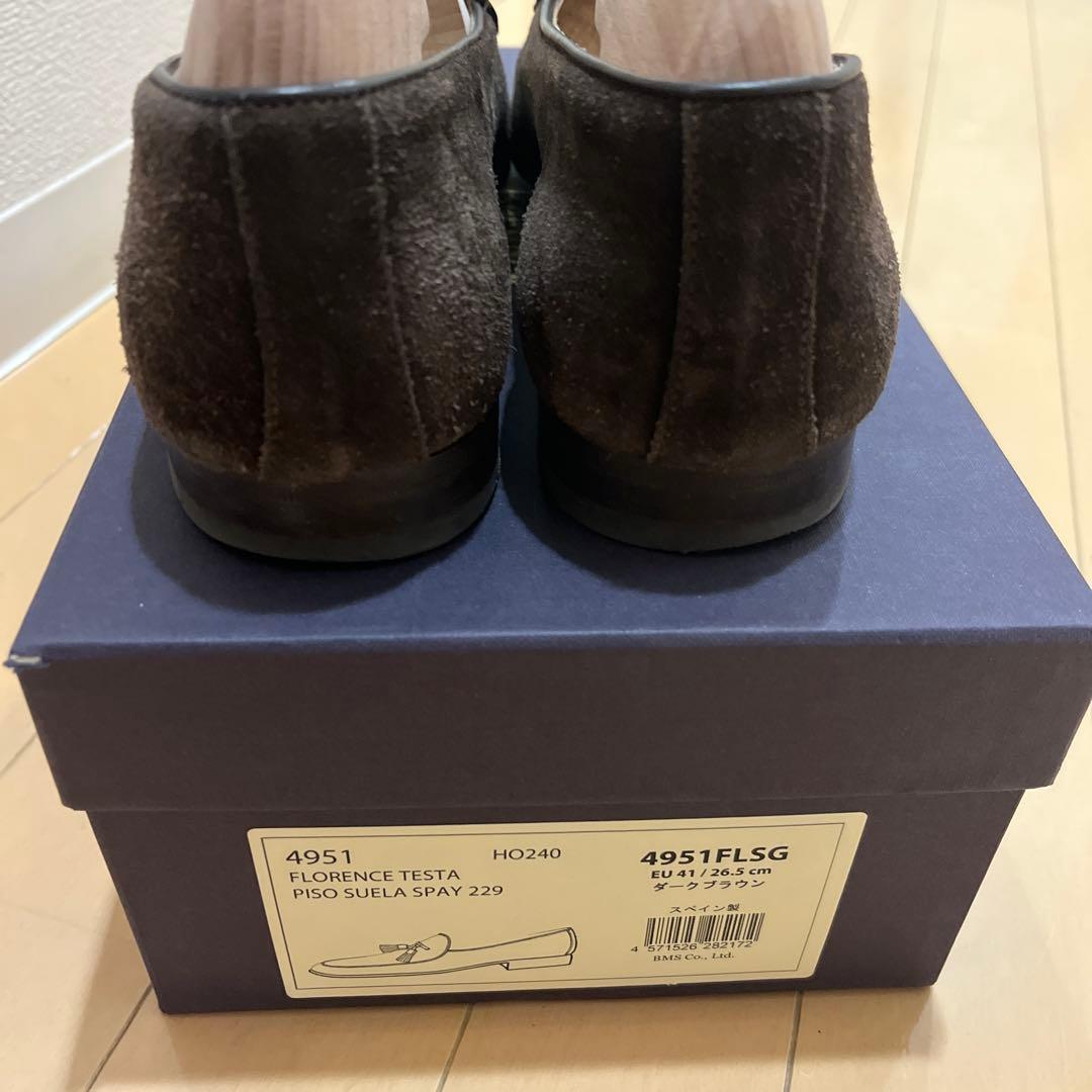 Berwick タッセルローファー ダークブラウン 41 シューツリー付