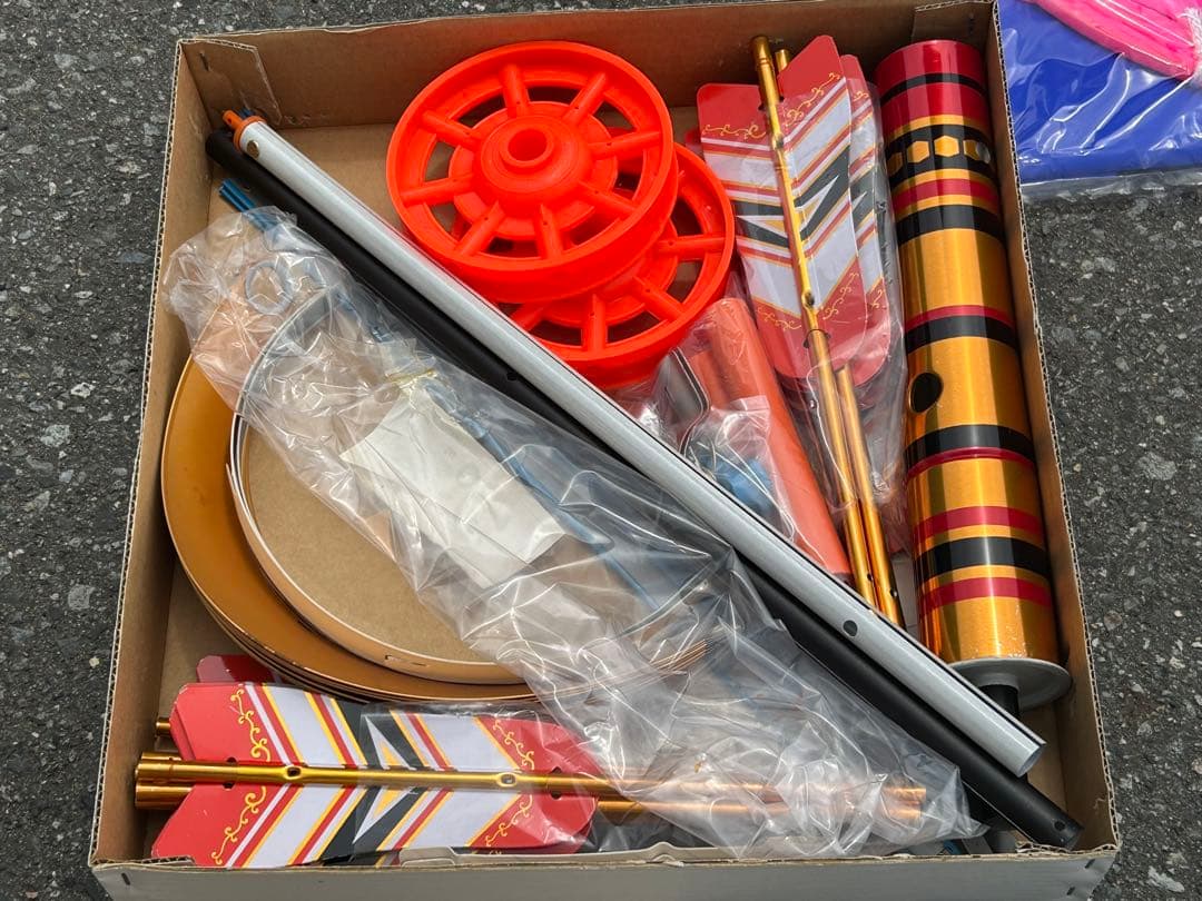 ●初節句●カネボウ・勝利 天空 端午印・高級 鯉のぼり 5m 6点セット・未使用