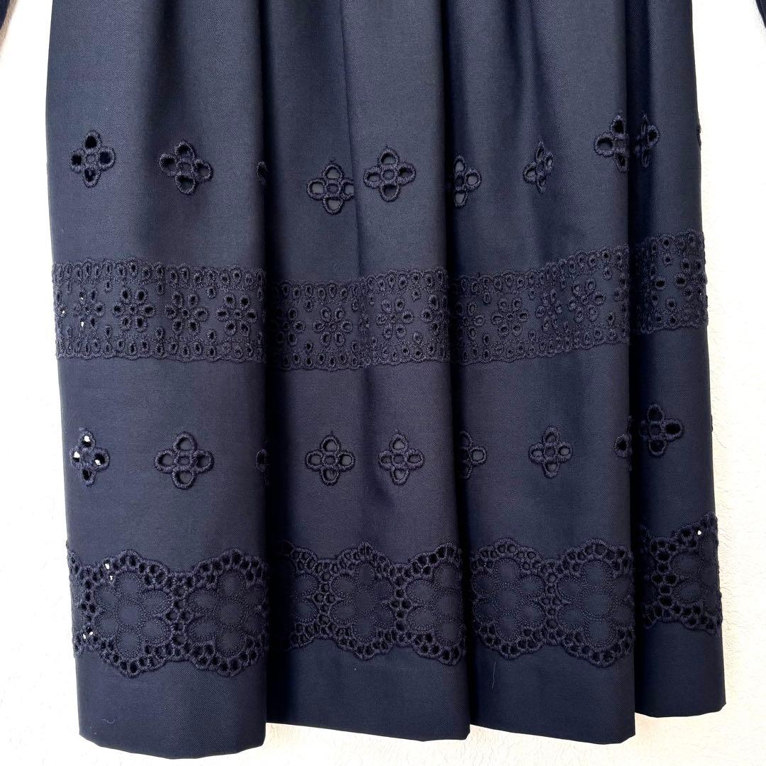 ファミリア　ワンピース　　組曲　ニットジャケット　フォーマル2点セット