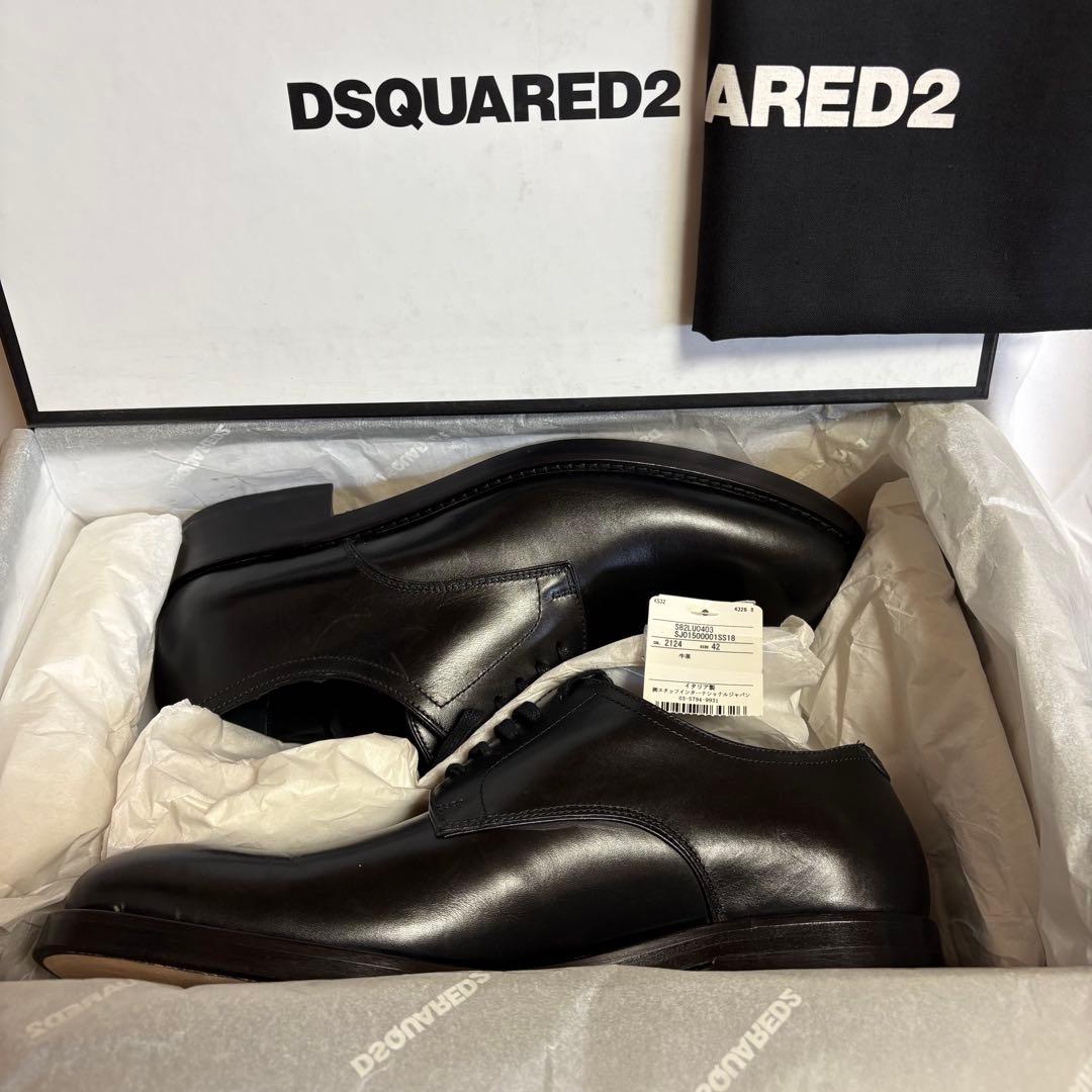 再再値下げ【新品】DSQUARED2 イタリア製 プレーントゥ サイズ42
