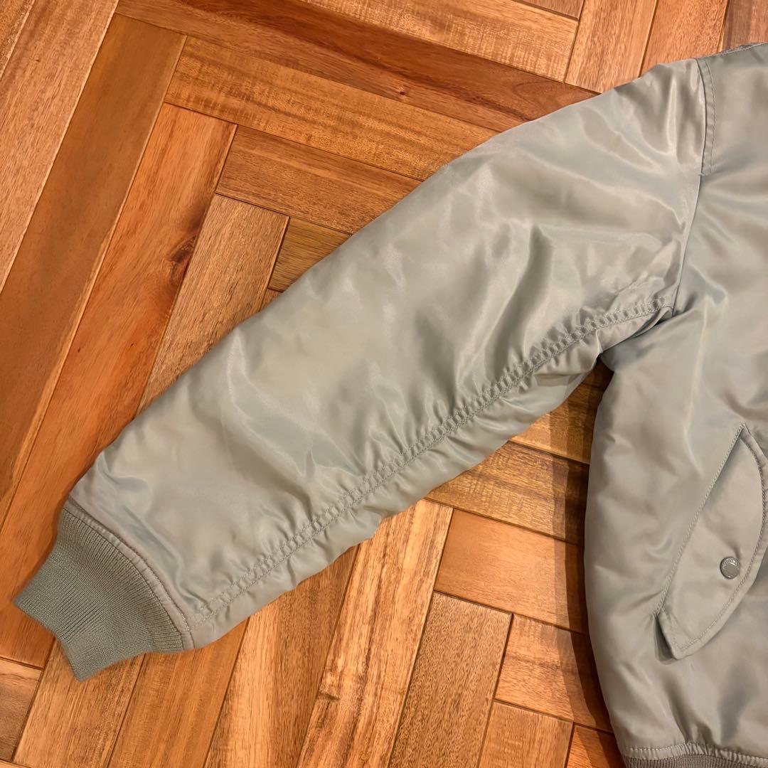 AVIREX シグネチャーロゴ　MA-1 グリーン Mサイズ alpha