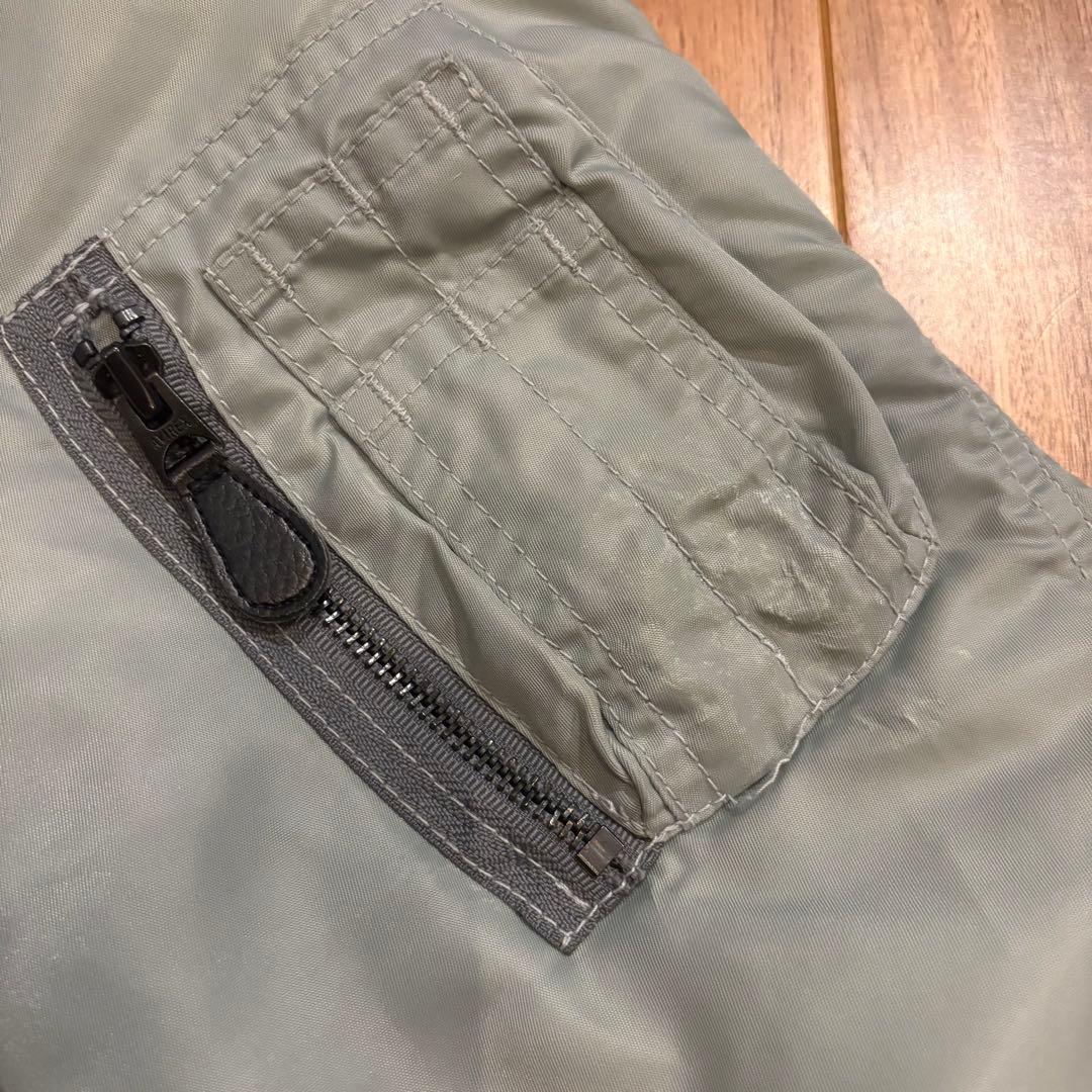 AVIREX シグネチャーロゴ　MA-1 グリーン Mサイズ alpha