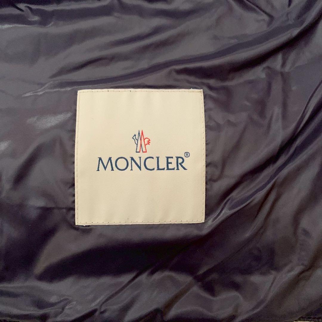極美品 モンクレール ダウンベスト ジェラルド キルティング ロゴワッペン