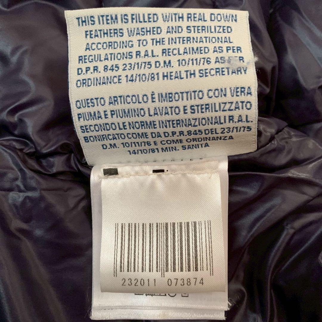 極美品 モンクレール ダウンベスト ジェラルド キルティング ロゴワッペン