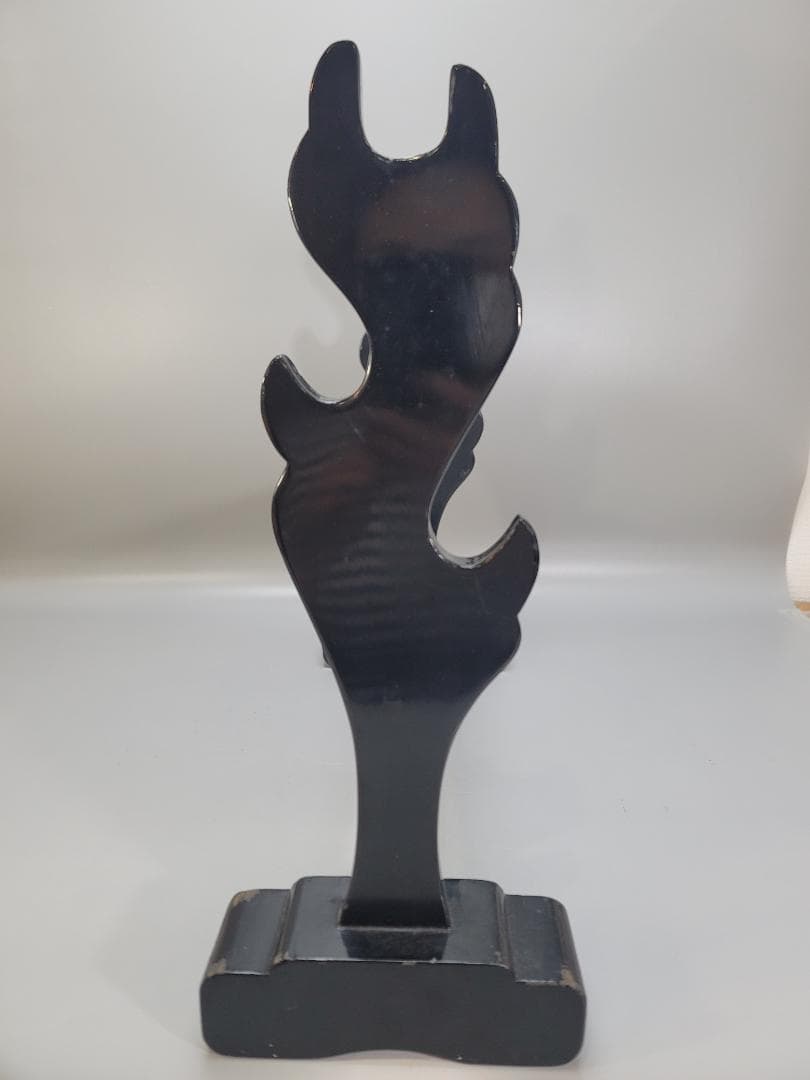 武具甲冑 山水図 刀掛 骨董品