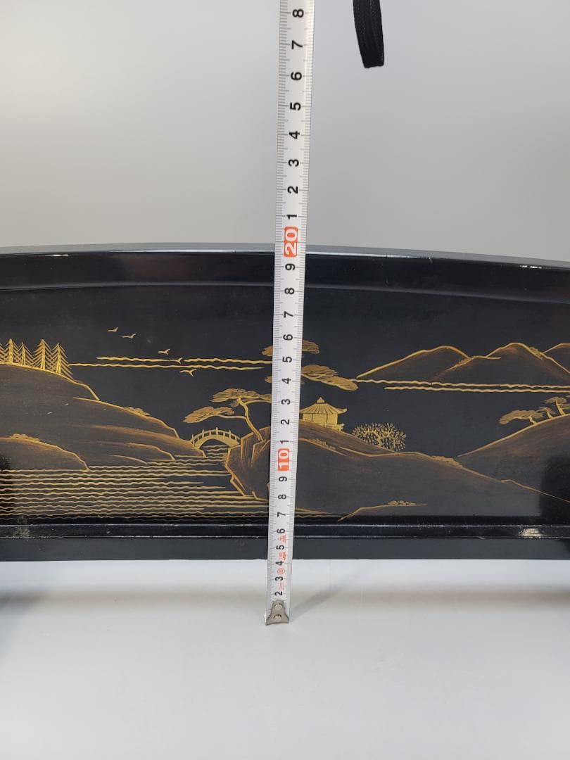 武具甲冑 山水図 刀掛 骨董品