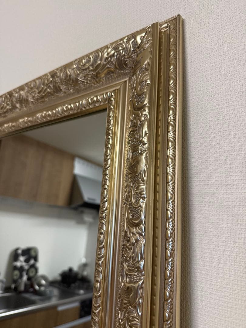 ミラー 全身鏡 アンティーク調大型ミラー