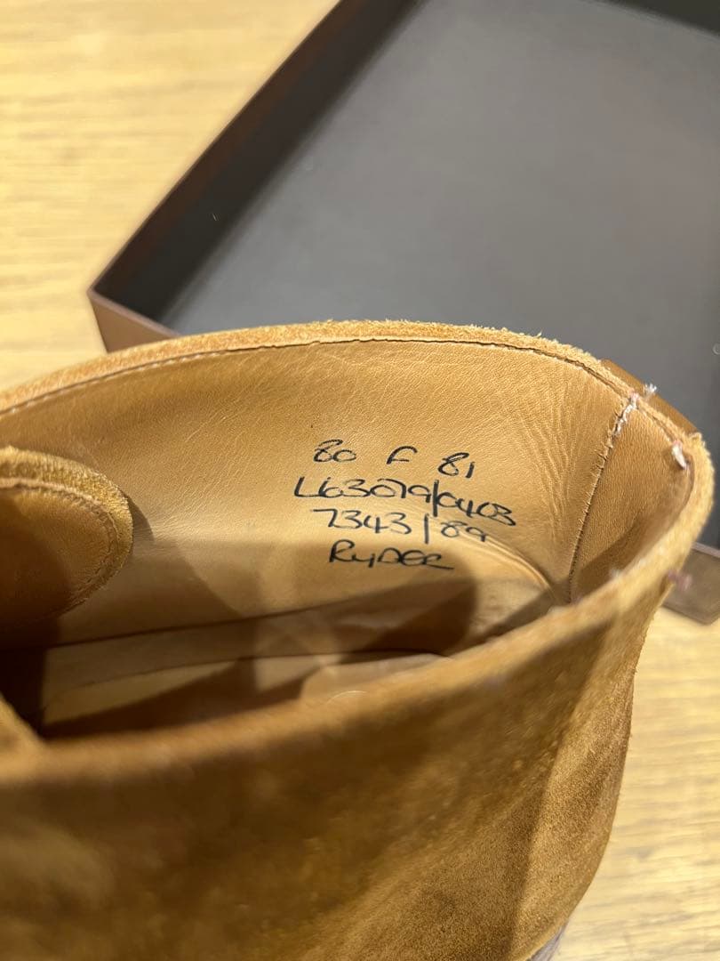 Church's ライダー スエード チャッカブーツ