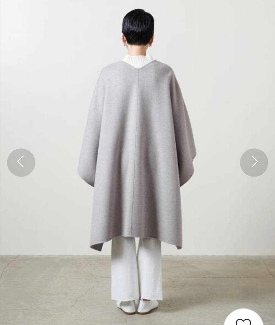 UNITED ARROWS リバーポンチョコート