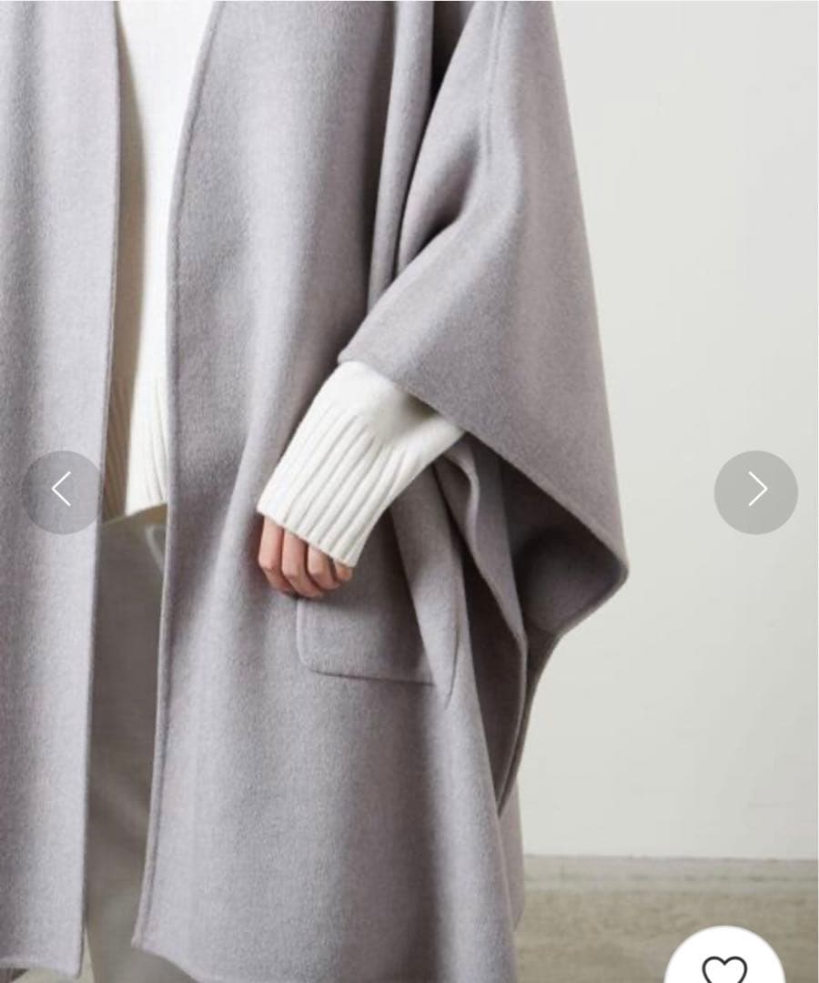 UNITED ARROWS リバーポンチョコート