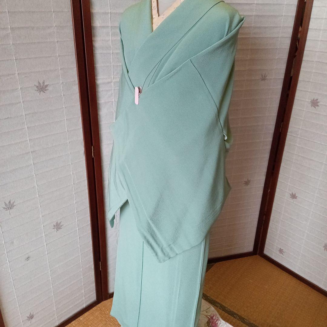 yuYu4619美品　珍しく家紋なしの色無地　知的美人は色無地選ぶ