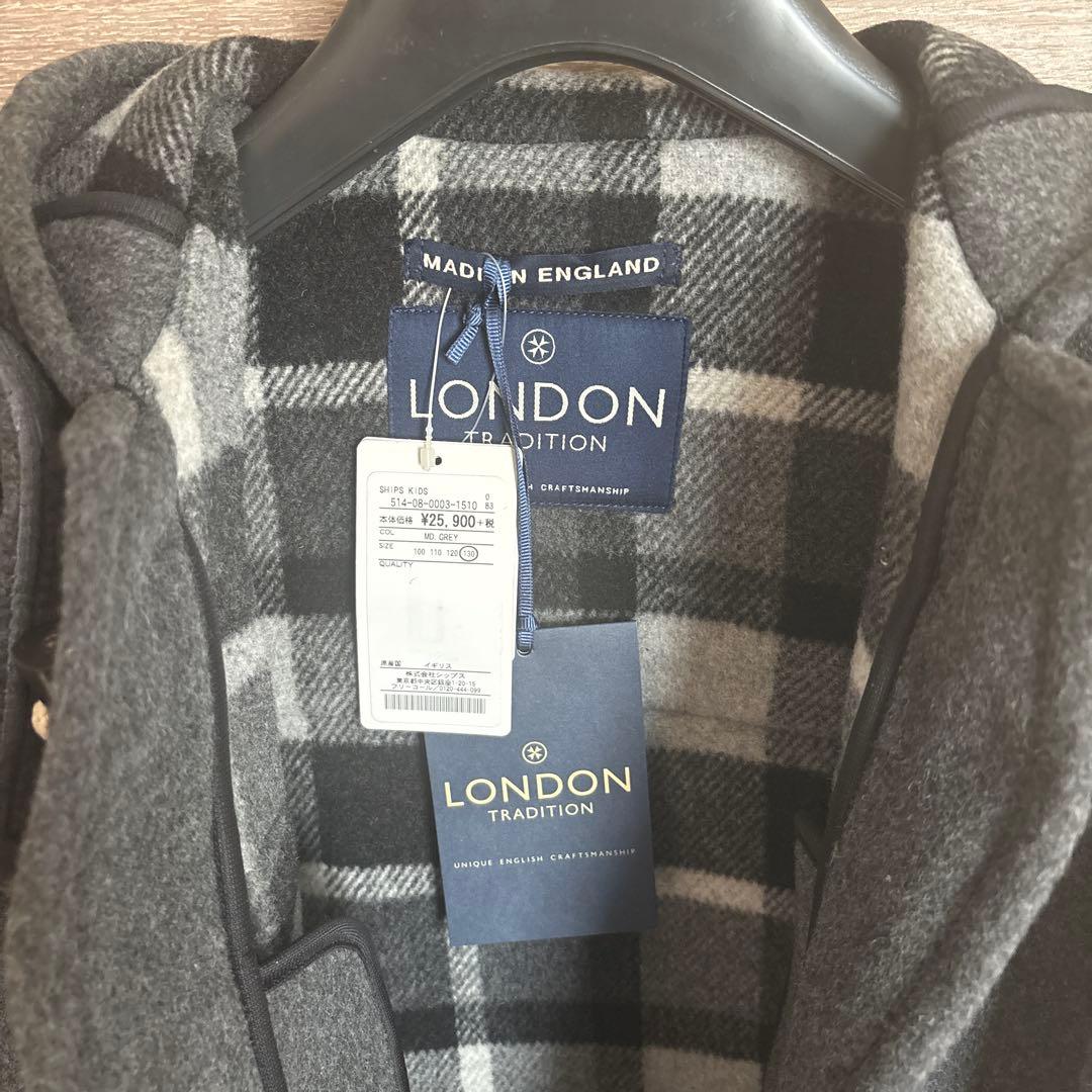 新品タグ付き　LONDON TRADITION ダッフルコート　130