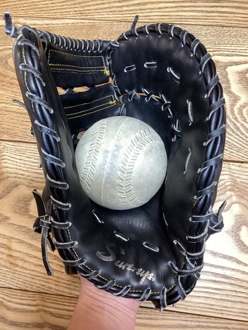 即戦力 良型 軟式野球 ファーストミット サンアップ レア ヤクルトスワローズ