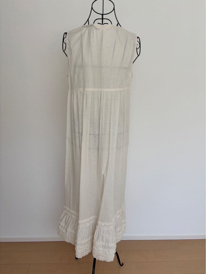 ピンクハウス シフォン＆ローンレイヤードワンピース