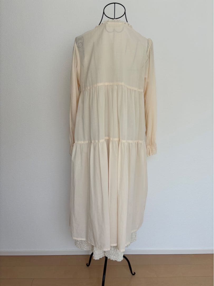 ピンクハウス シフォン＆ローンレイヤードワンピース