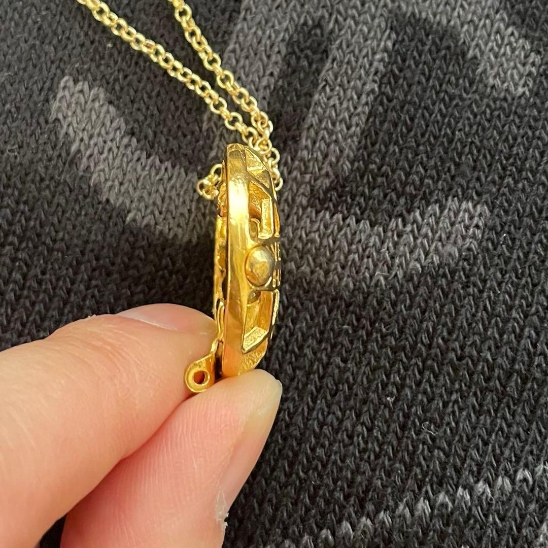 美品 CHANELネックレス ゴールド サークル チェーン社外品 リメイク