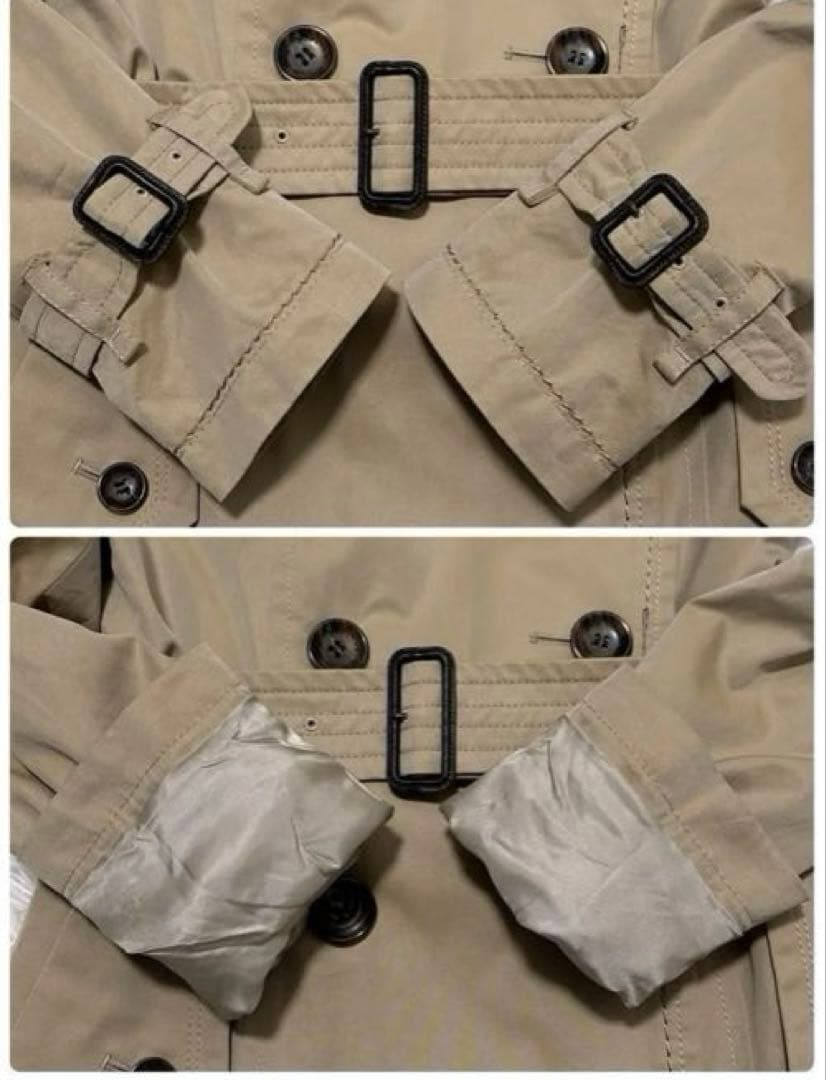 バーバリーブラックレーベル トレンチコート ライナー シャドーホース Ｍ