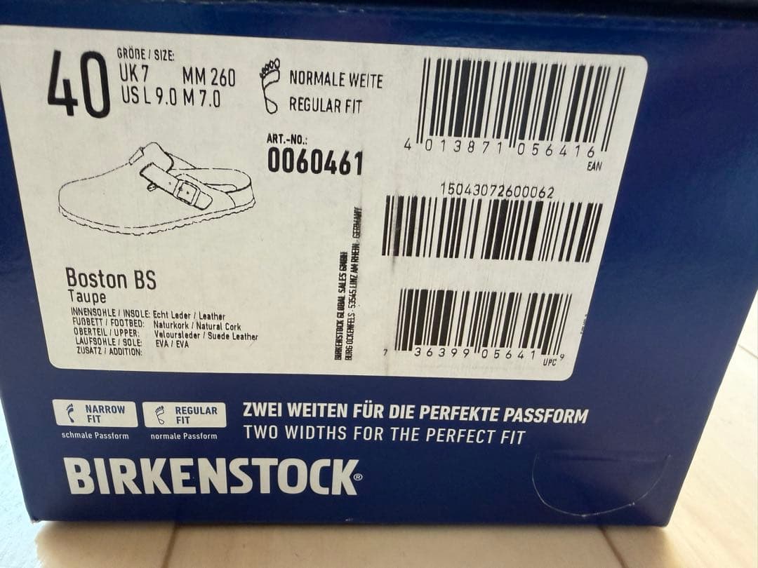 Birkenstock Boston BS サンダル 40 トープ