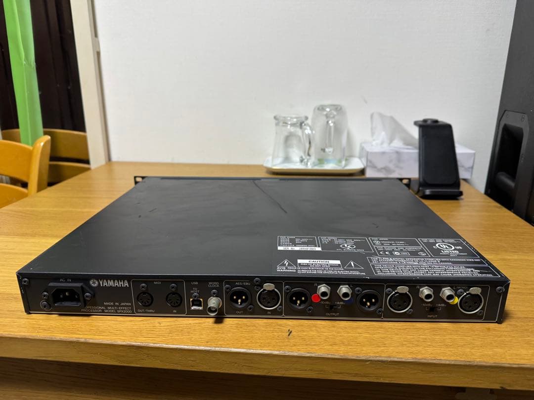 【中古 Cランク】 YAMAHA SPX2000 マルチエフェクトプロセッサー