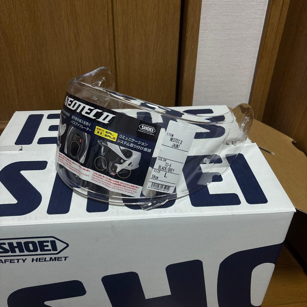 アユカズshoei NEOTEC 2 JAUNT TC-5 ブラックグレー