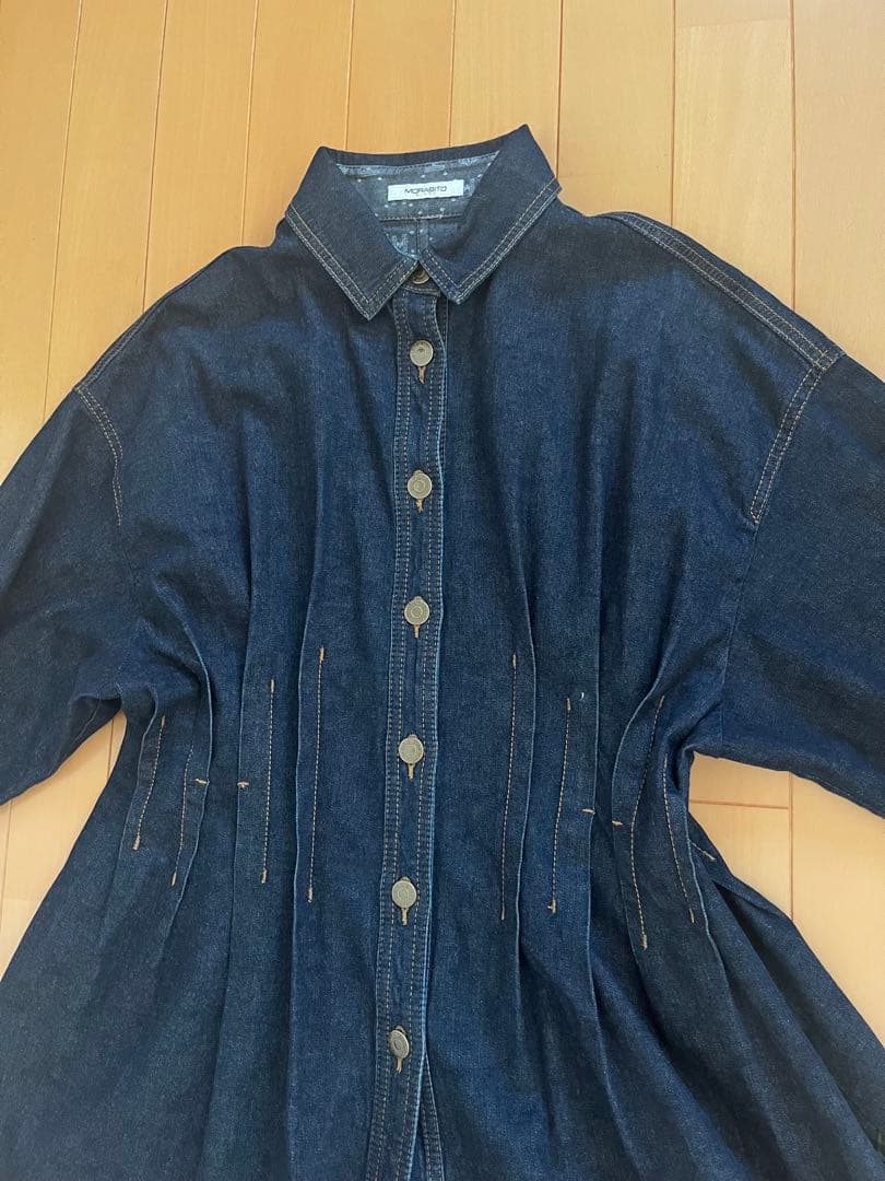 タグ付新品　MORABITO BLANAC モラビトブラン　デニムブラウス