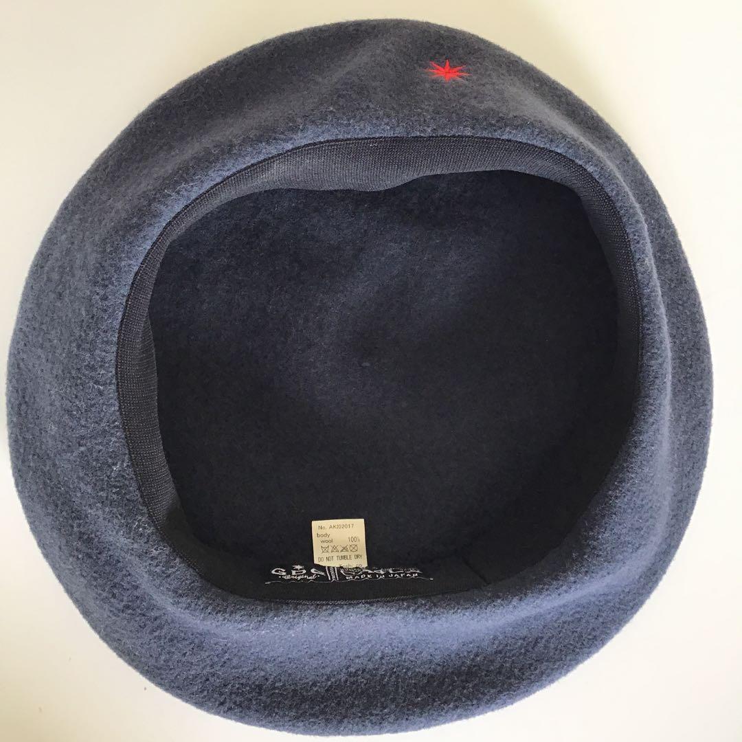 GDC × CA4LA コラボ ベレー帽 ネイビーグレー　日本製