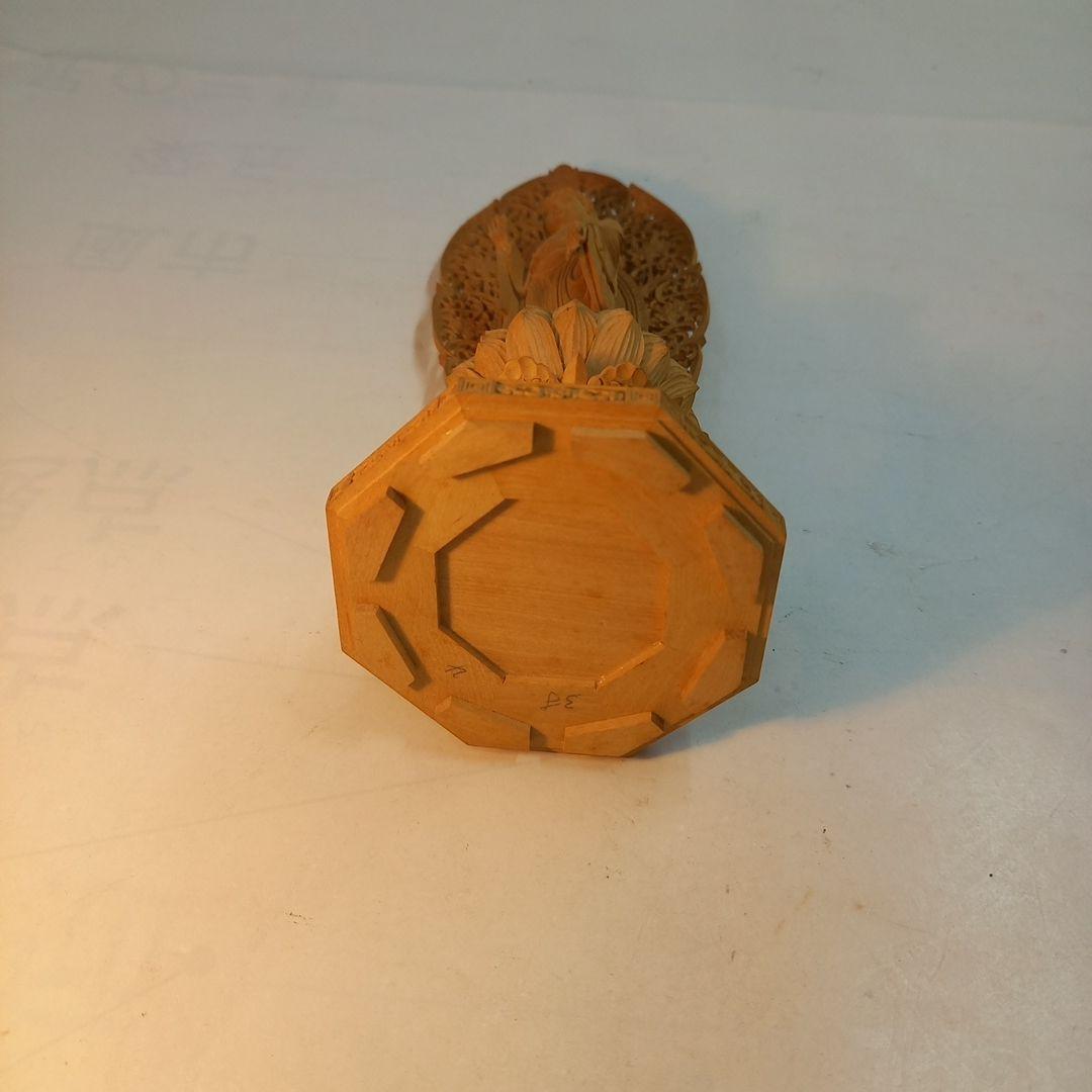 木彫の仏像　阿弥陀如来(あみだにょらい)　立像