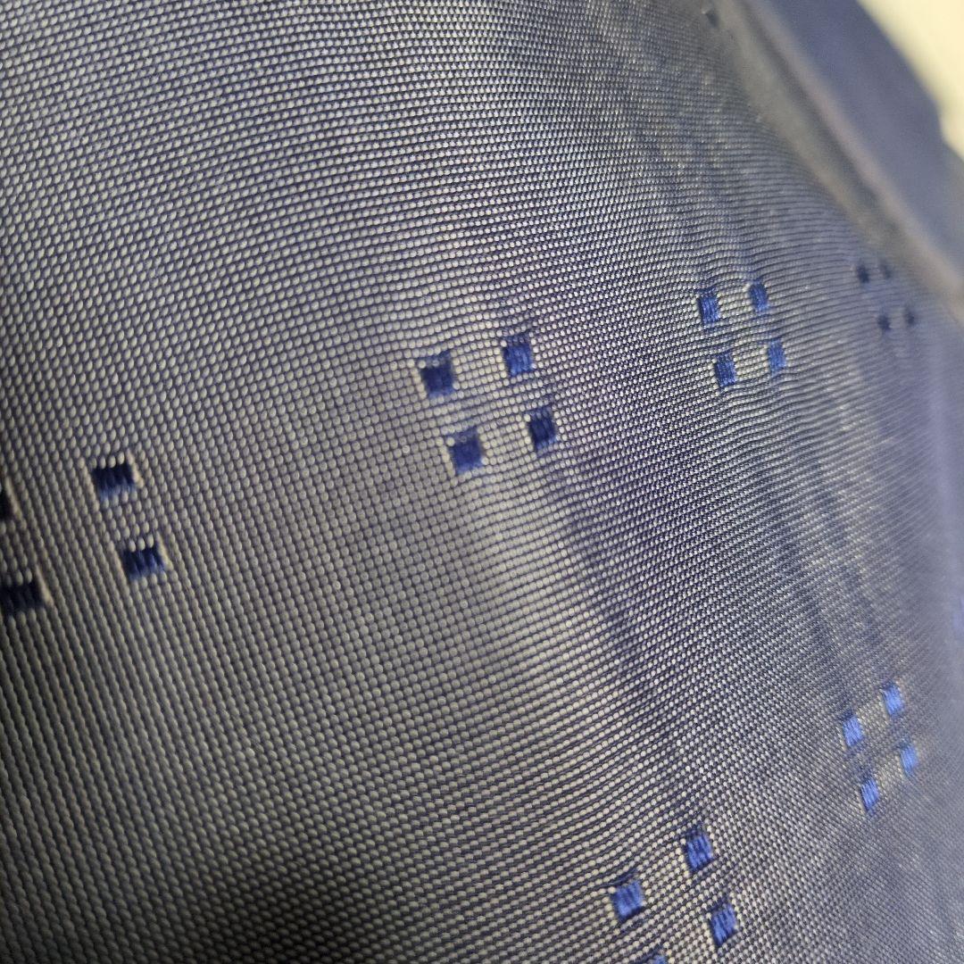 美品 伊勢丹扱い お召 道中着 裄68 丈109