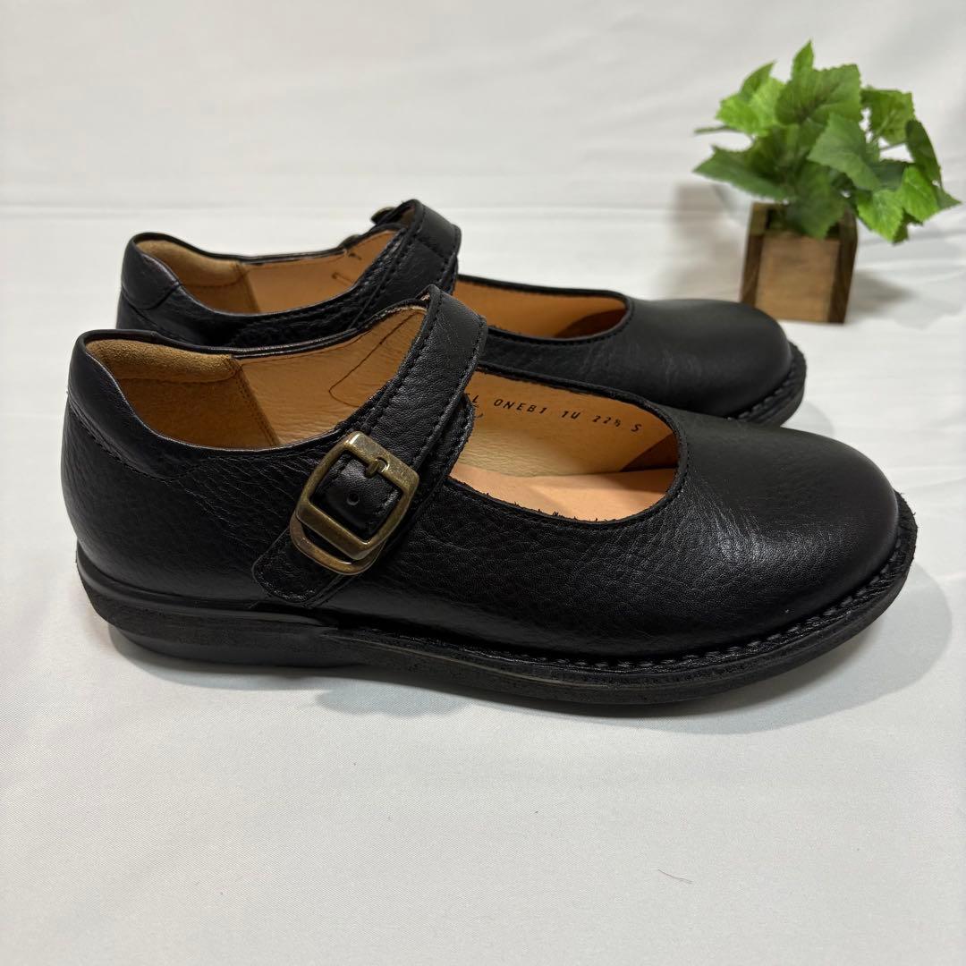 新品✨ムーンスター　MoonStar レディース　シューズ　日本製　本革　黒