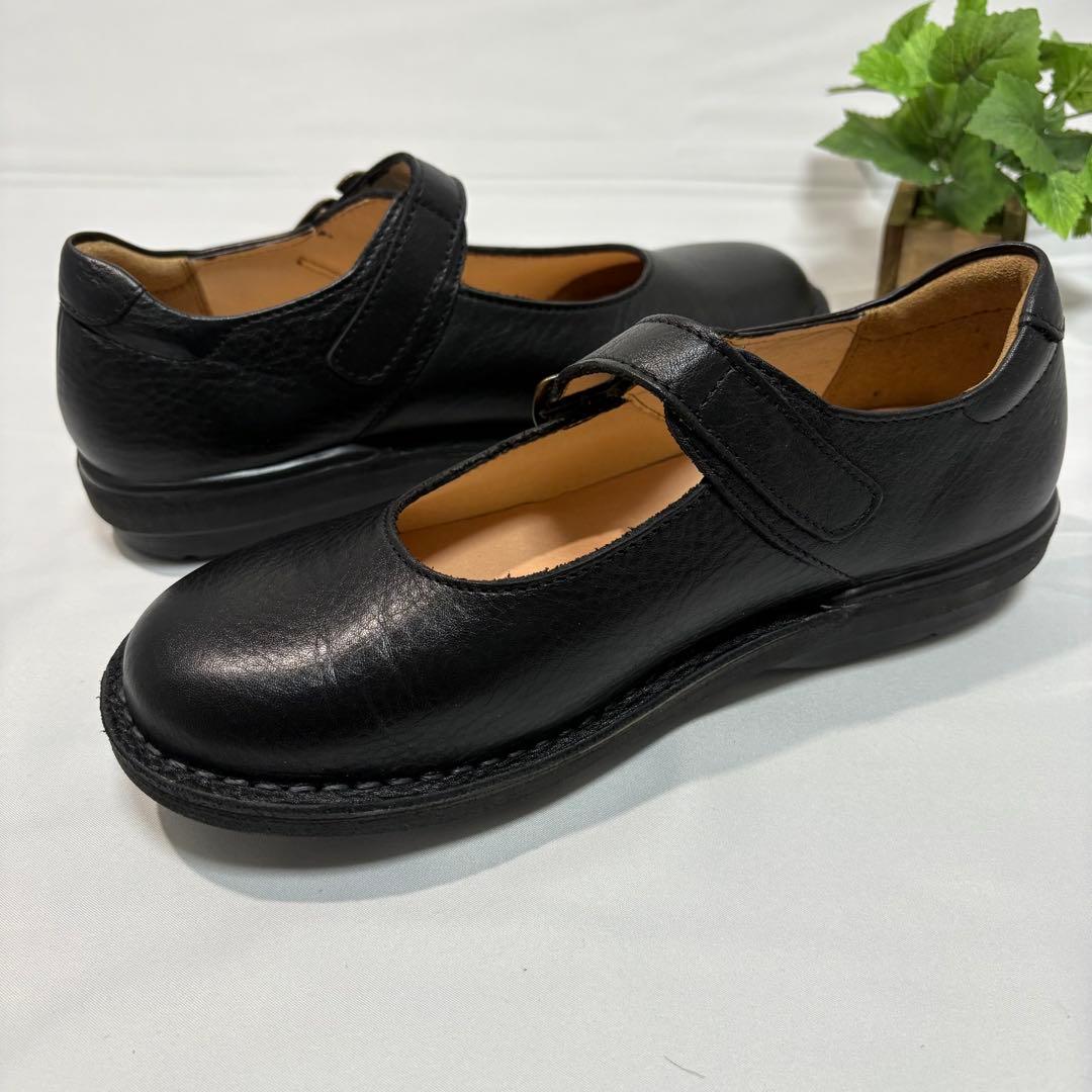 新品✨ムーンスター　MoonStar レディース　シューズ　日本製　本革　黒