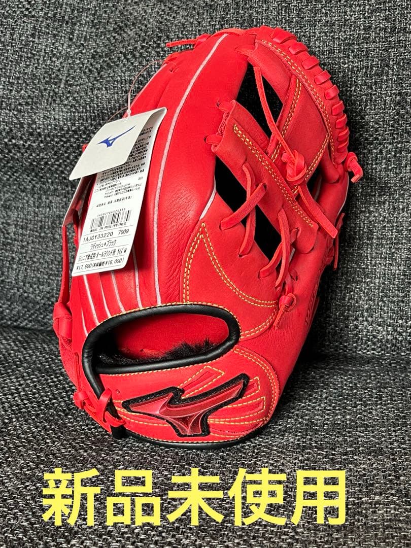 少年野球MIZUNO 軟式グローブ 1AJGY33220 レッド