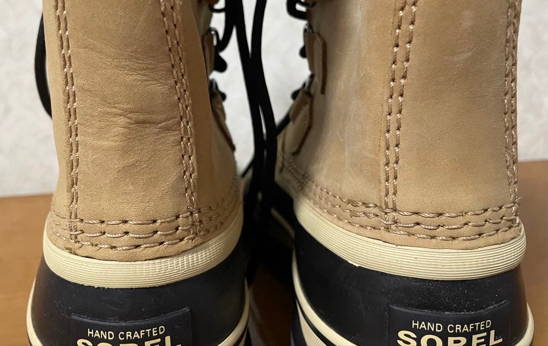 ソレル カリブー レディース バフ スノーブーツ 24cm