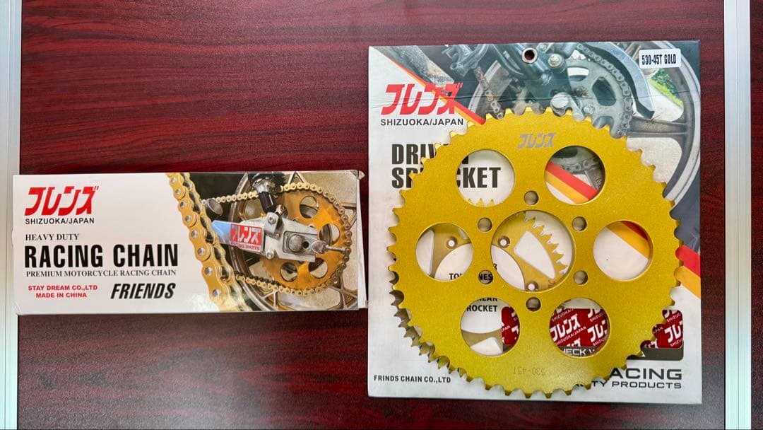 スプロケ チェーン セット ゴールド GS400 GSX250 GSX400