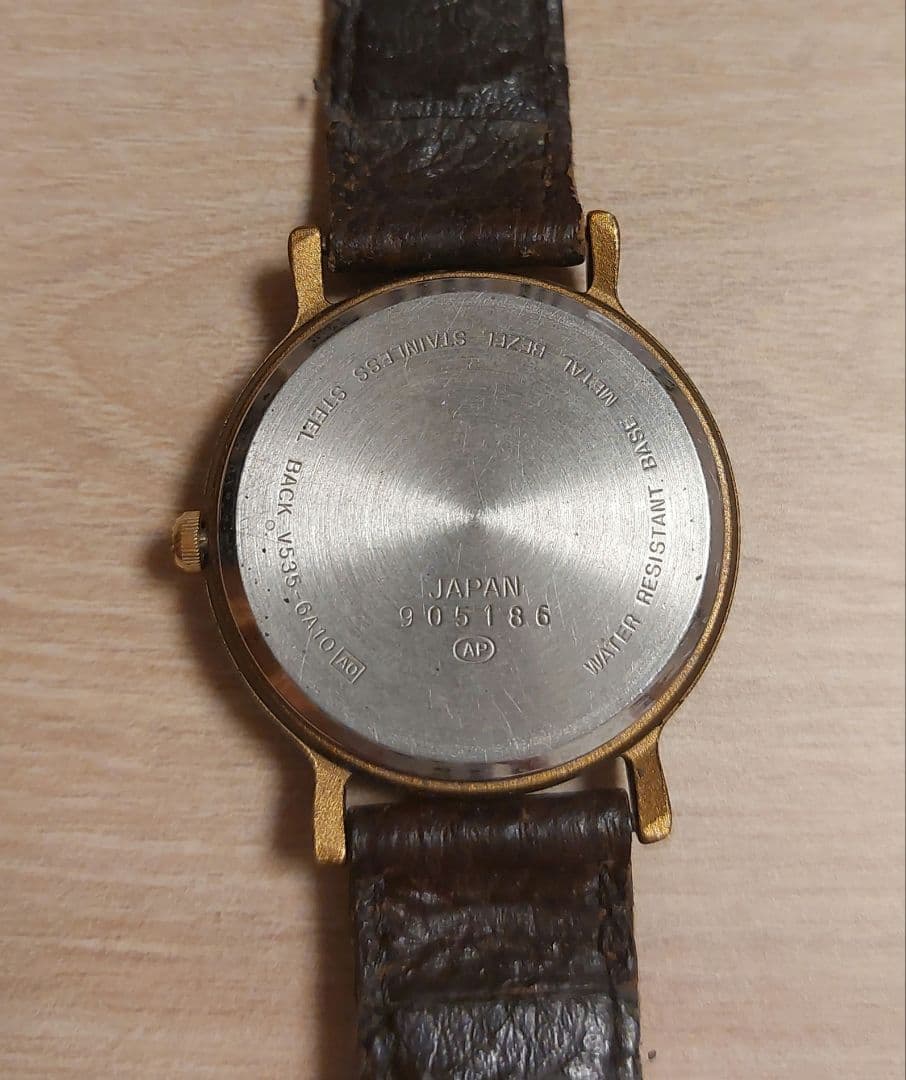 ヴィンテージ アルバ ミッキーマウス サン&ムーンウォッチ電池交換新品ベルト付き