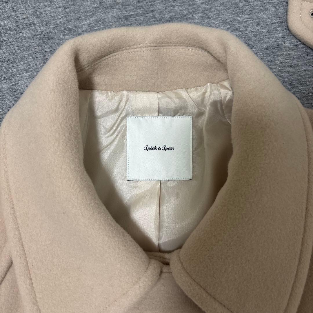 Spick & Span ベージュ ダブルブレスト チェスターコート