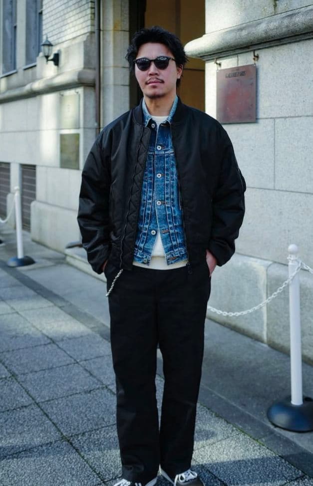 echeveria リモータ　Nylon　 MA-1 Flight　Jacket