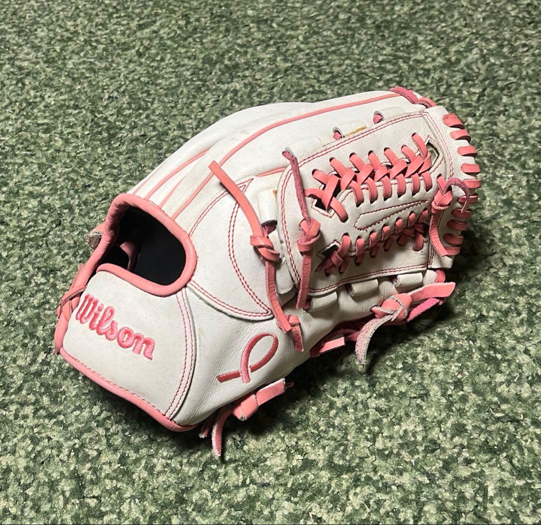 Wilson ウィルソン　軟式グローブ　グローブ　グラブ　ピンク