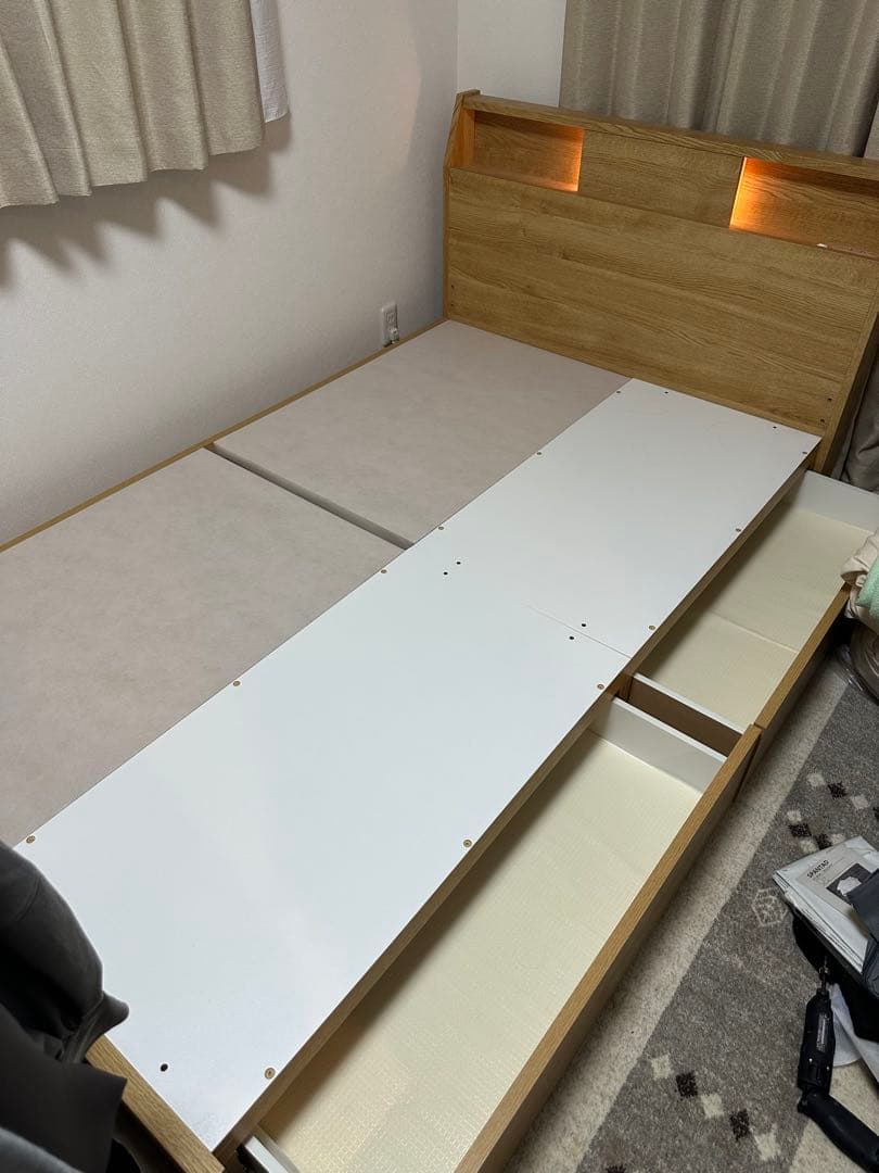 た*ん様 【7/10迄に取りに来ていただける方限定】ニトリ　ベットフレーム　セミ