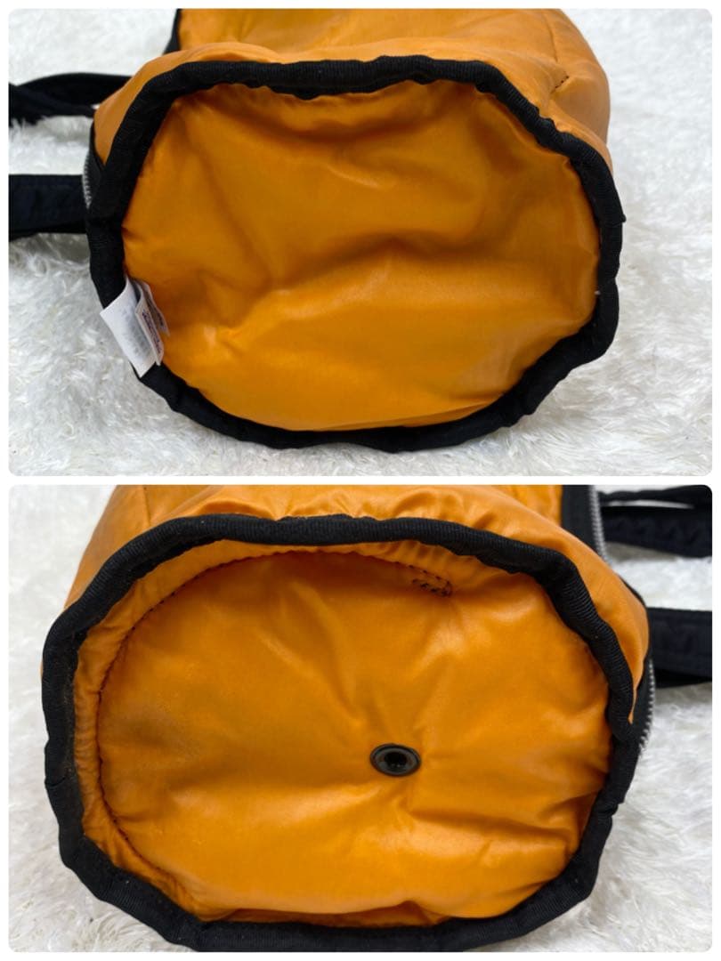 【ロゴ鮮明✨外観美品】POTER TANKER ミニボストン　ドラムバッグ　黒