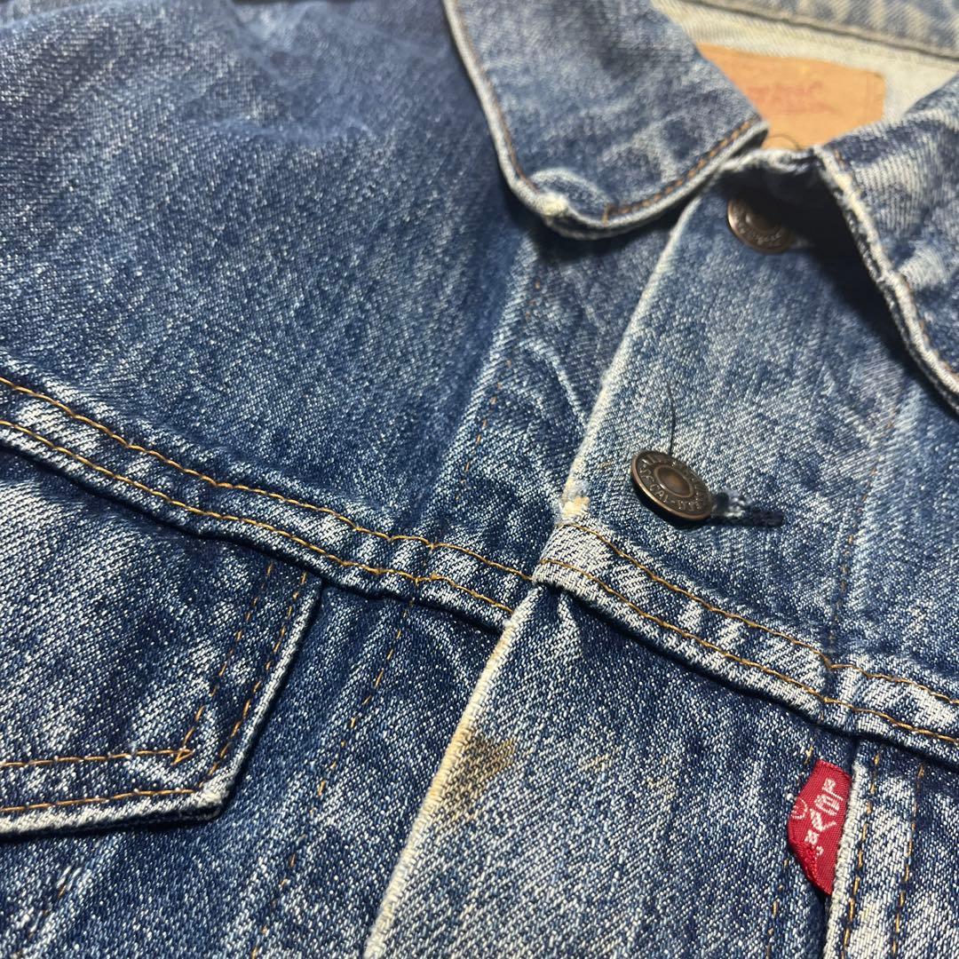 70s LEVI'S リーバイス スモールE 70505 4th Gジャン L程