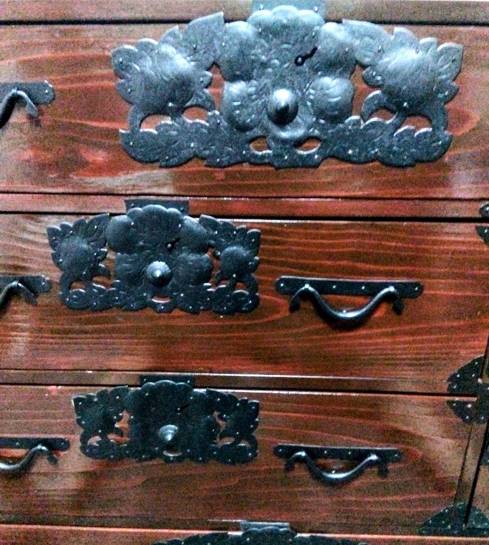 【アンティーク】仙台箪笥　時代箪笥　ローチェスト　洋服タンス