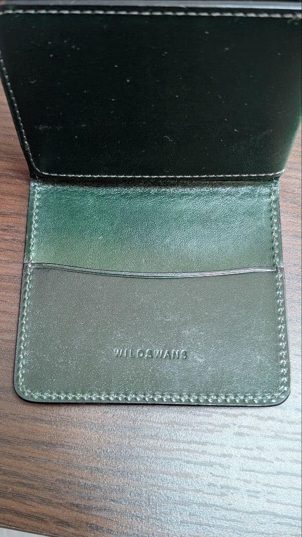 WILDSWANS MORRIS モーリス サドルプルアップ グリーン 財布