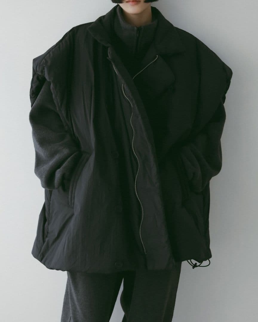 【anuke アンヌーク】Volume Over Vest 38