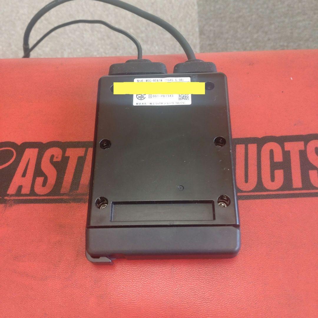 バイク用　ETC　車載器　ミツバ　BE61-W　（検索用）ETC2.0　1108