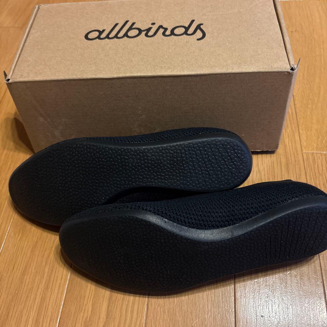 Allbirds ツリーブリーザー レディース フラットシューズ 黒W7
