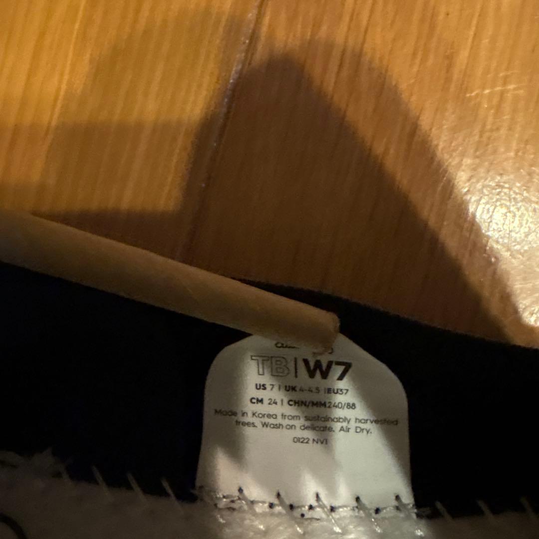 Allbirds ツリーブリーザー レディース フラットシューズ 黒W7