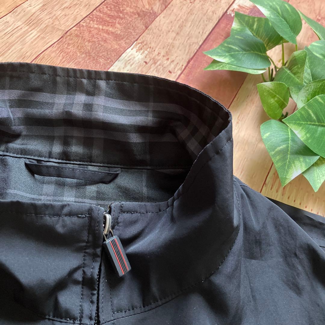 BURBERRY GOLF ブラック ナイロン ジャケット 軽量 アウター L