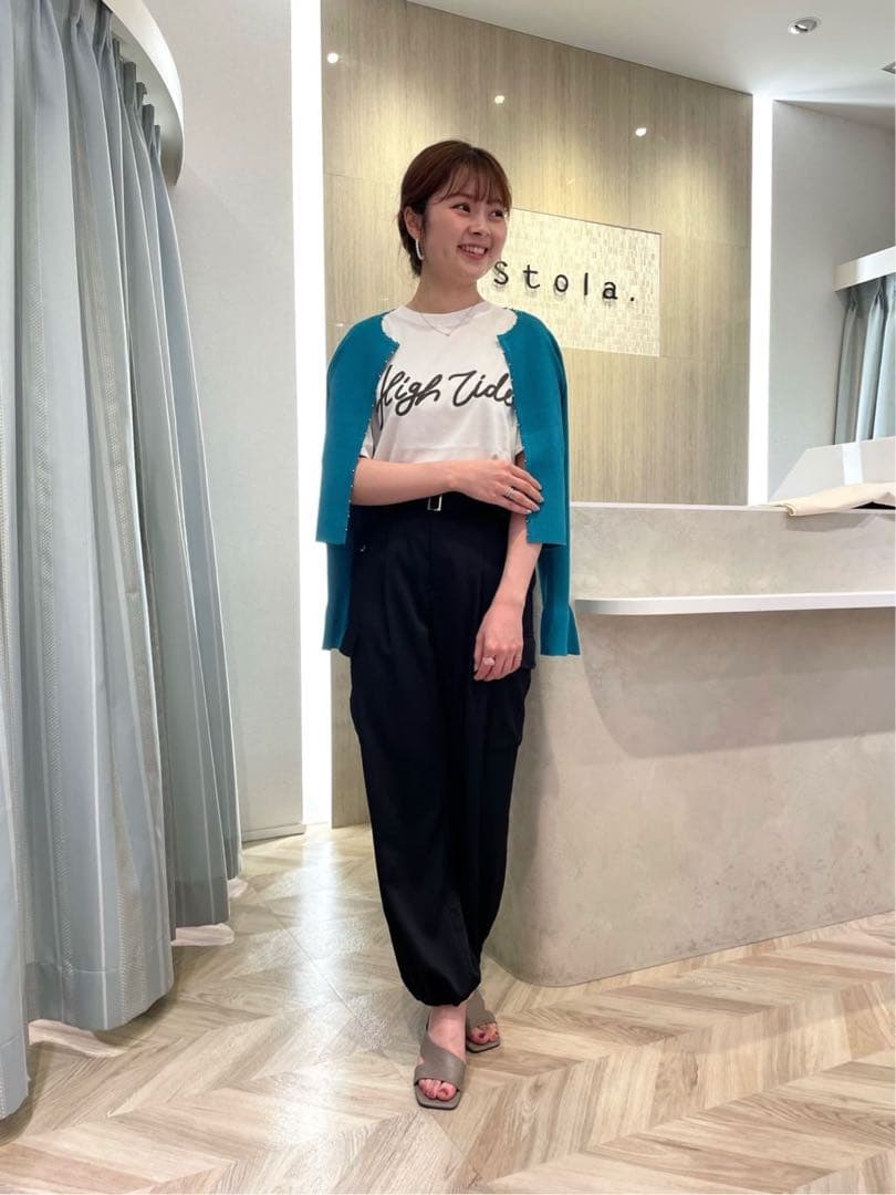 ストラ新品紙タグ付き⭐️洗える❗️泉里香着サテンカーゴパンツ2wayパンツ