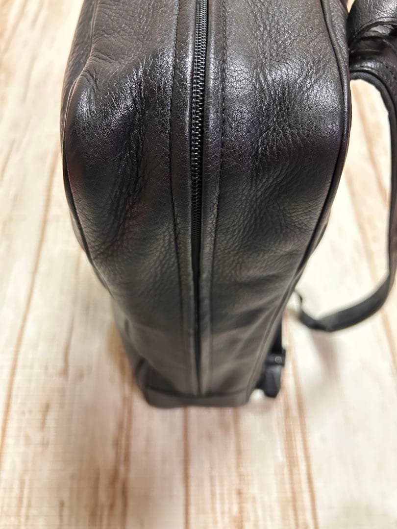 objects.io バックパック ミディアム　ブラック　防水レザー　土屋鞄